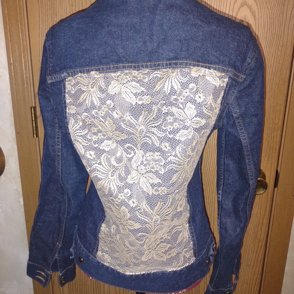 Upcycle Jean Jacket Med - Picture 3 of 7